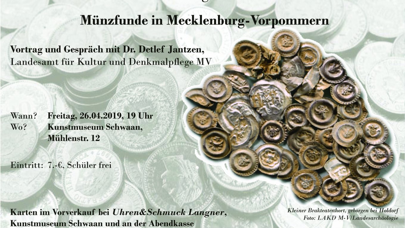 Vortrag Munzfunde In Mv Schwaaner Kulturforderverein E V