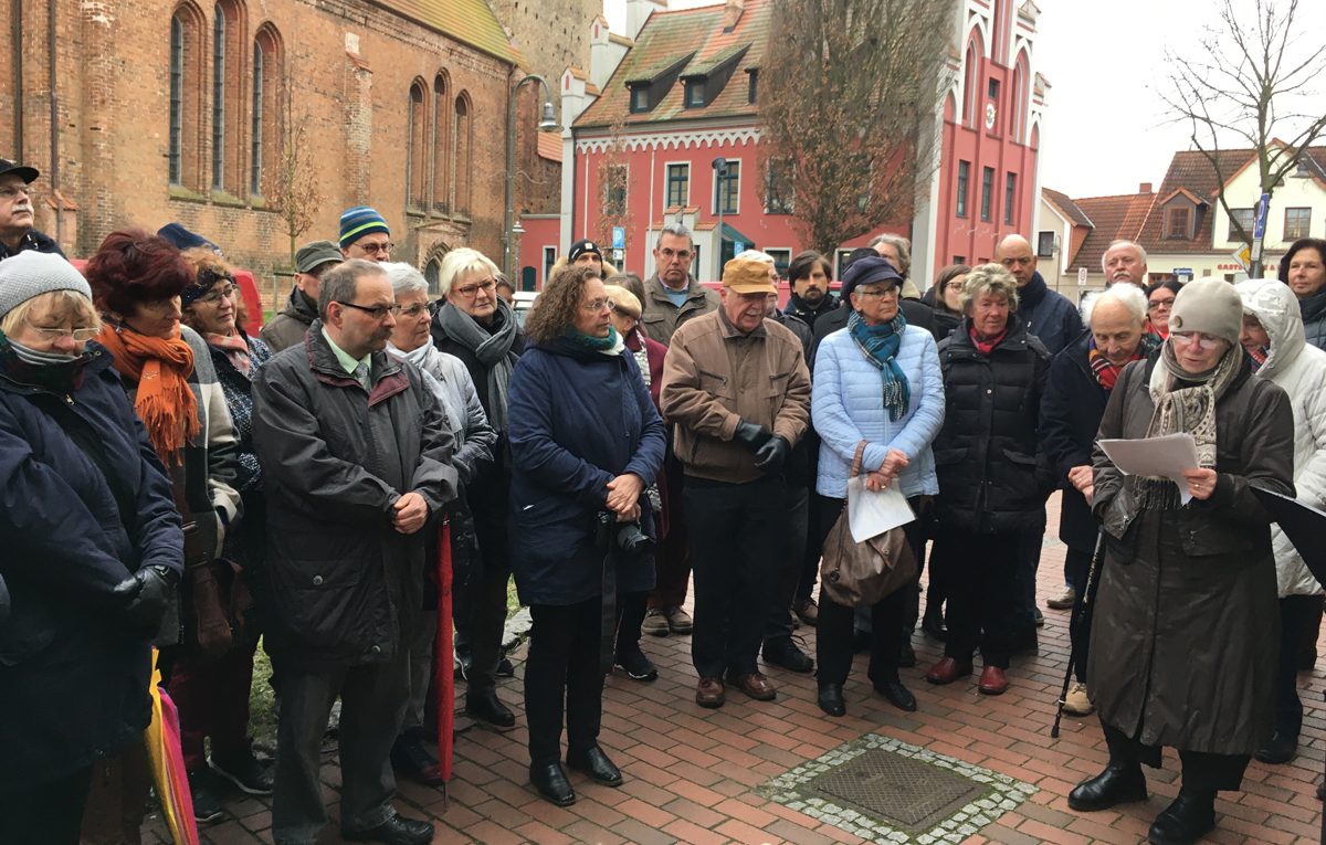 Stolpersteinverlegung