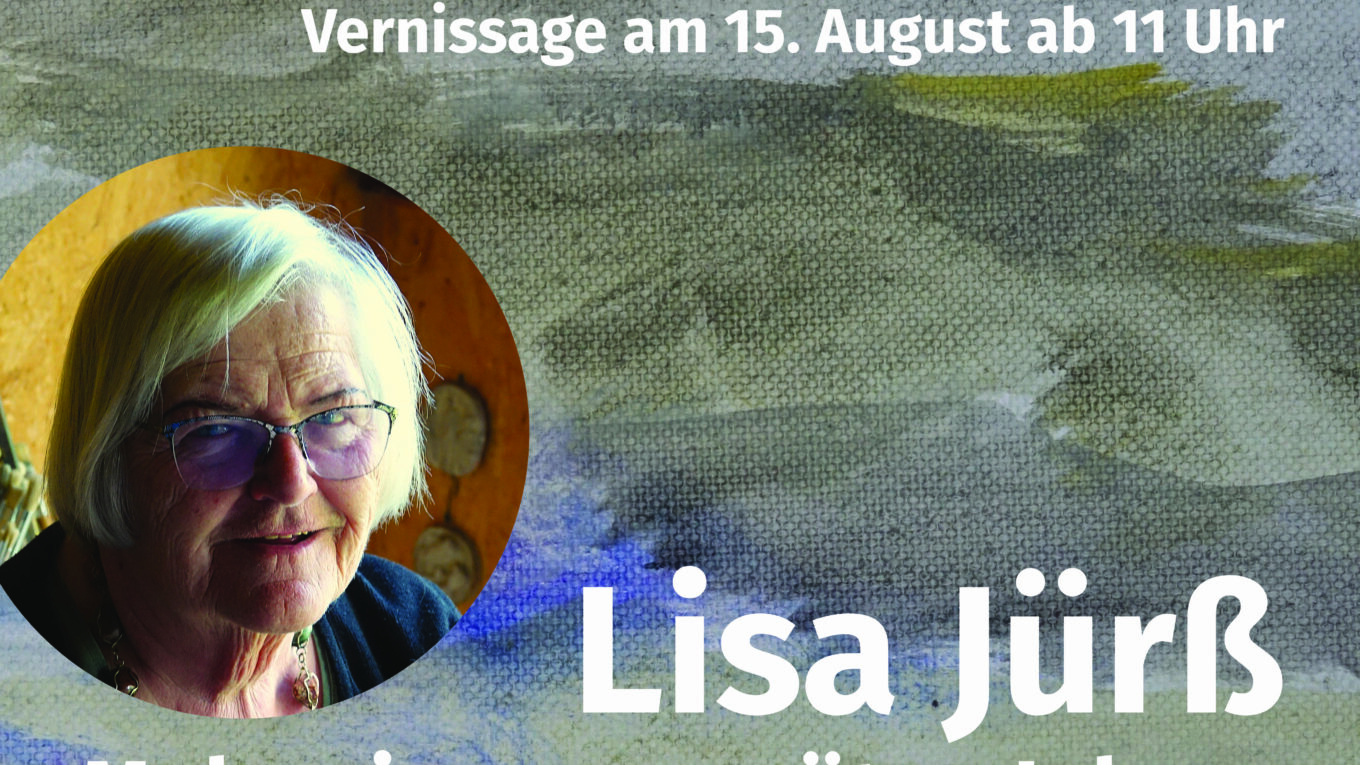 Plakat Sommerausstellung Lisa Jürß